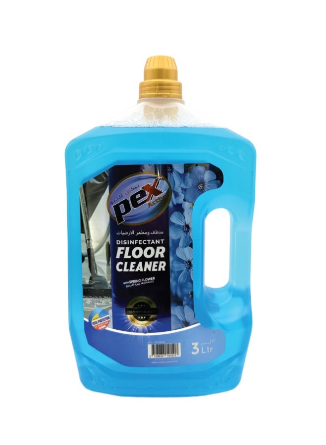 Pex Active Disinfectant Floor Cleaner Spring Flower 3 Litre - Image 1